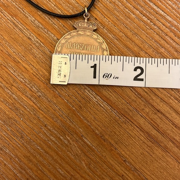 Greek Medal Medallion Necklace- Balkan War Medal 1912-1913 - Picture 7 of 10